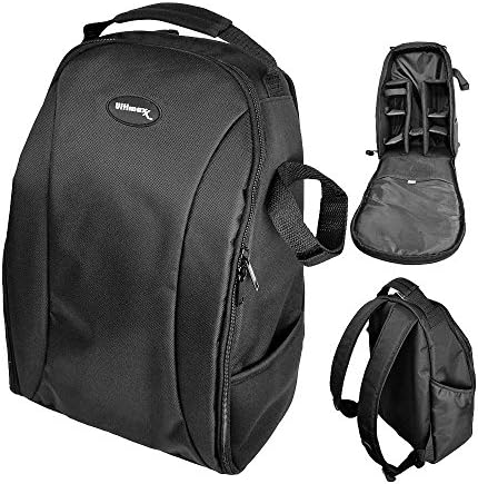 Ultimaxx Professional Digital Camera and Camcorder Universal Fit Backpack Water Resistant Soft Case for Video Cameras