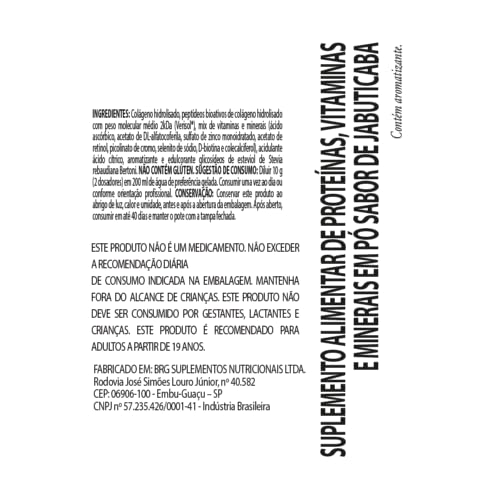 Nutrify - Colágeno Collagen Renew Verisol - 300g - Jabuticaba