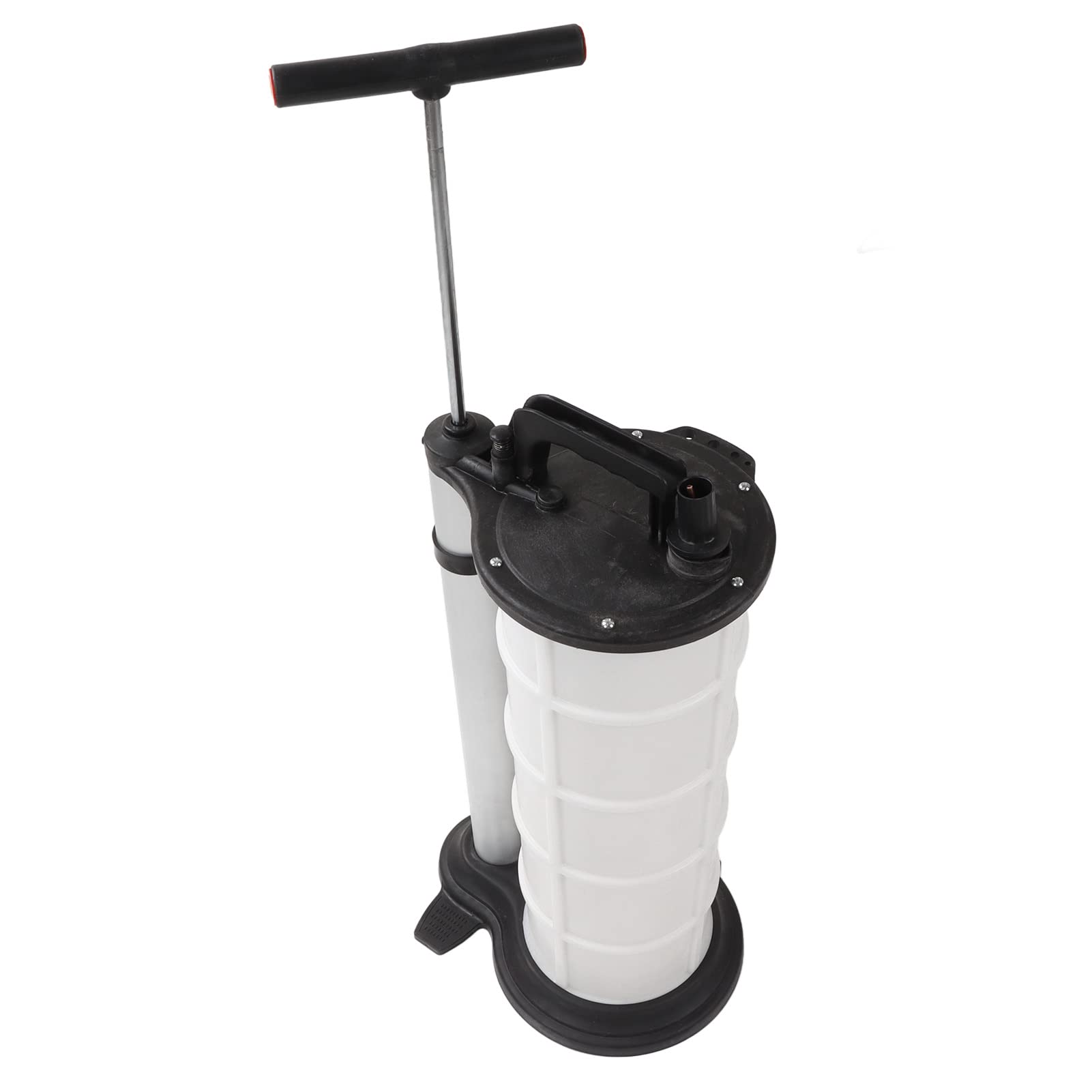 Fockety Cambiador de Aceite, 9L Capacidad Ergonímico Bomba Extractora de Fluidos A Prueba de Fugas Base Estable Extractor de Fluidos Al Vacío con Manguera