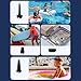 Portable Electric Air Pump 4000Pa Mini Air Pump with 4 Nozzles Ideal for Air Mattresses, Pool Toys, and Floatation Devices