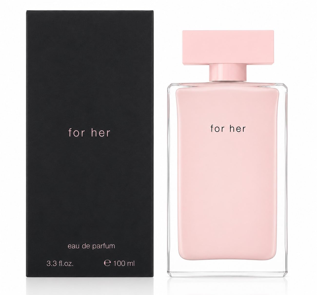 For Her Eau de Parfum Donna 100 ml – Profumo Femminile Muschiato con Rosa e Ambra, Fragranza Elegante e Sensuale, Idea Regalo Donna