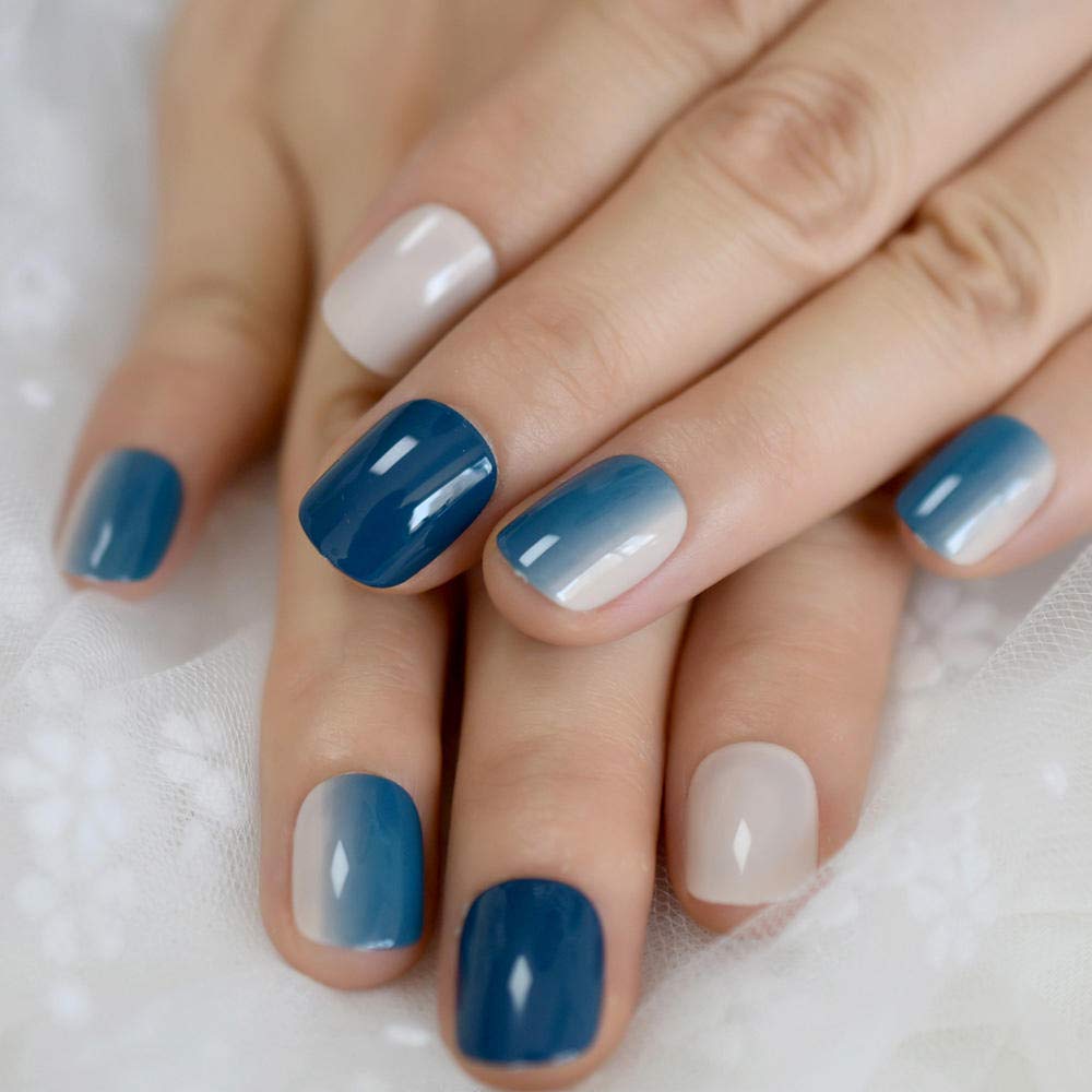 GeRRiT False Nails 3D Custom Artificial Fingernails Sharp Glossy Solid Color Gel Nail Kits Plastic Acrylic Abs Nails Salon