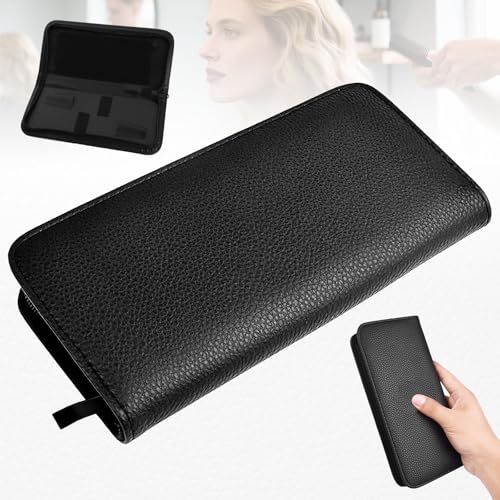 Sac à Outils pour Ciseaux de Salon Professionnel, Sac à Outils Professionnel en Cuir pour Ciseaux de Coiffure, Utilisé pour Ranger Les Outils de Coiffure en Peigne...