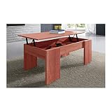 Medidas del mesa de centro elevable: Alto:46cm - Ancho:90cm - Fondo:50cm.