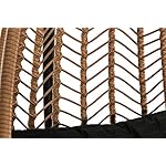 Dehner Hängesessel Venezia Schwarz/Beige
