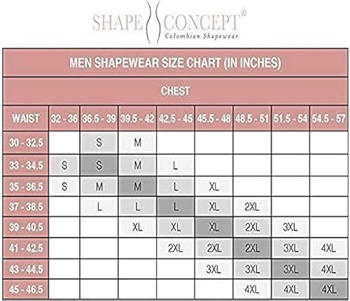Shape Concept 068 Fajas Colombianas Para Hombres Mens Girdle High Compression Garmen Shapewear Body Shaper For Men #TOP3