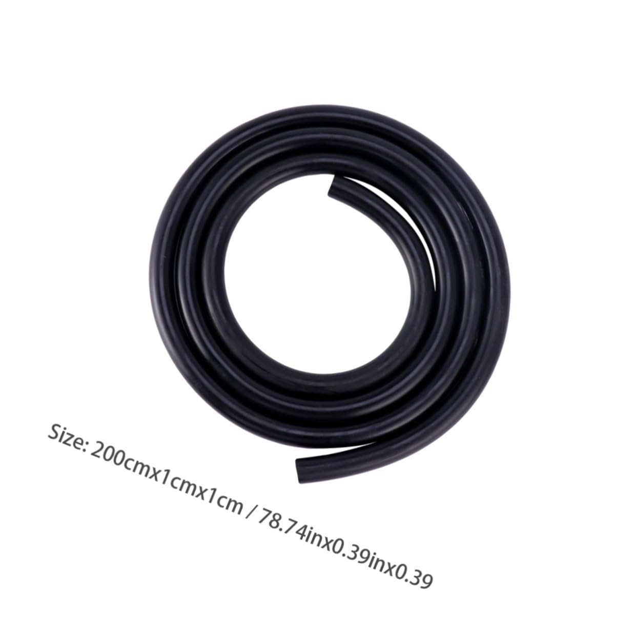 Tube Extensible en Latex Naturel 3X16 MM 2 M Noir pour Fusils de Pêche sous-Marine et Activités Aquatiques, Accessoire de Résistance