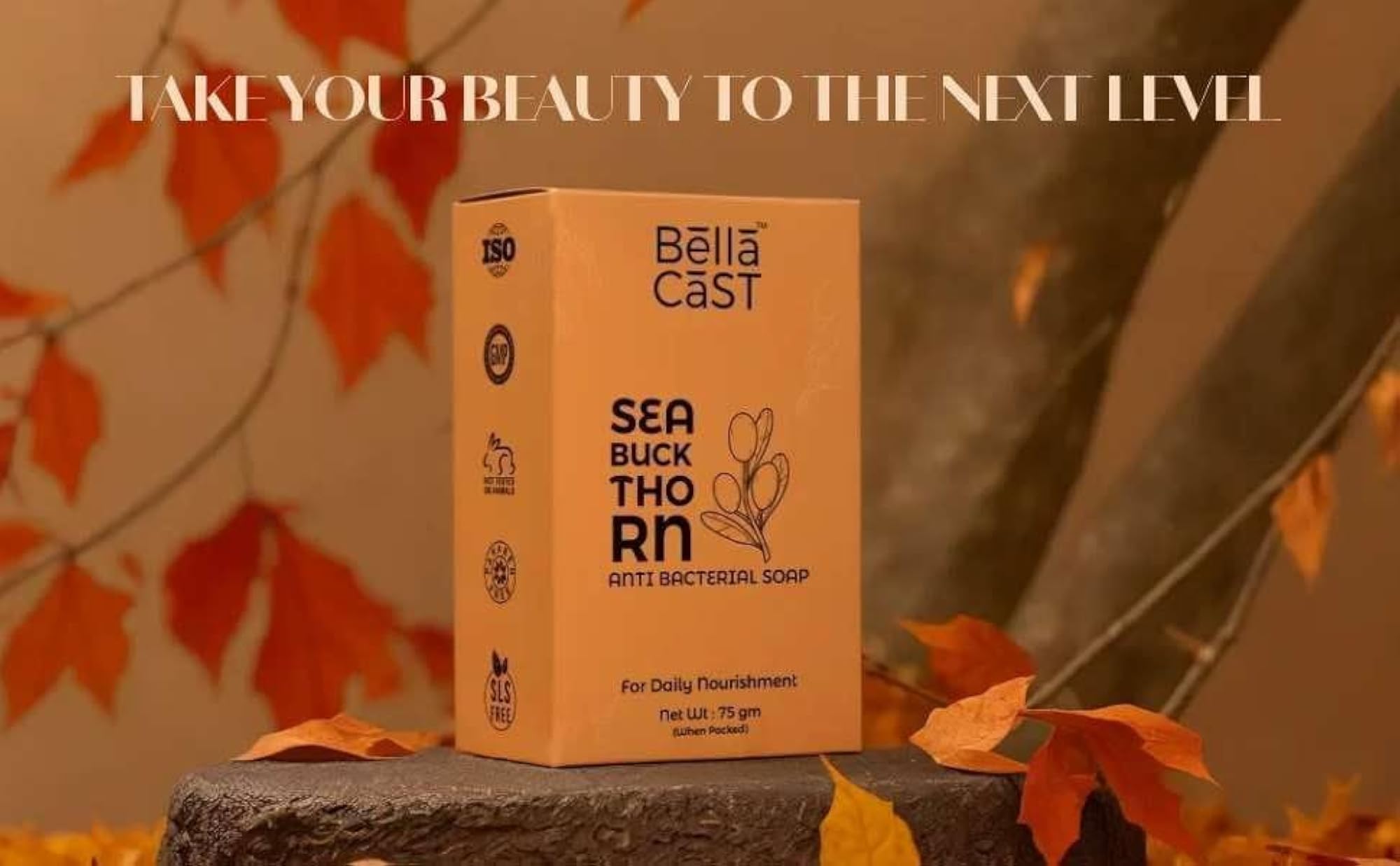 Bella Cast Sea Buckthorn Bathing Soap Pack of 4