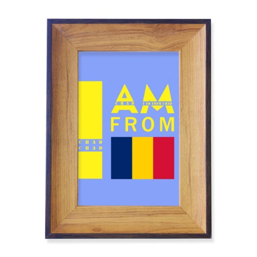 I Am From Chad Photo Frame Exhibition Display Art Desktop Painting