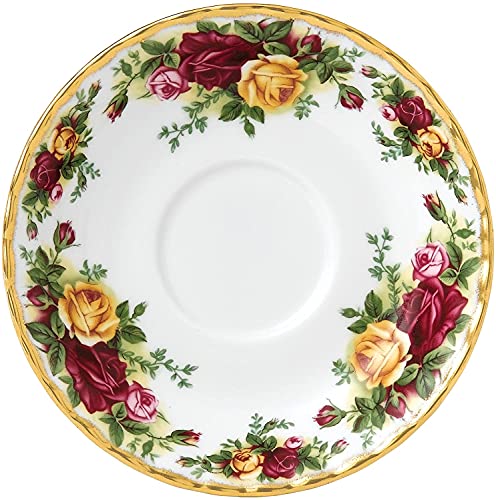 Image of Royal Albert Old Country Roses Tea & Coffee Cups, Saucers, Plates, Pots, Serving Pieces - Afternoon Tea - Classic English Tea Service Items (Tea Saucer 14cm)