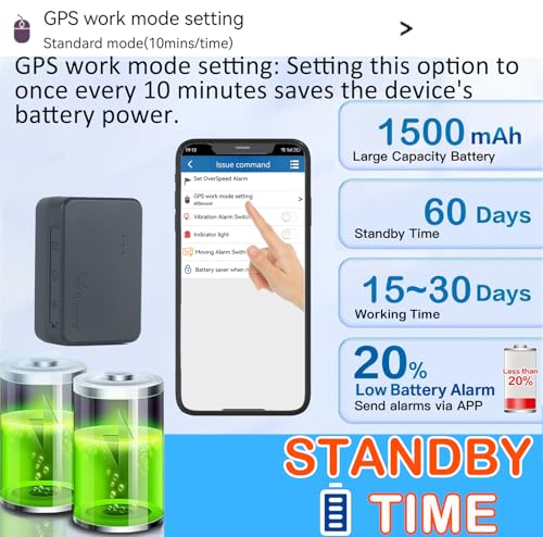 4G Mini GPS Tracker 30 Tage Standby Echtzeit Ortung & 6 Monate Historie Magnetisch Kleiner Tracker für Auto/Kinder/Gepäck, ohne SIM-Karte – Abonnement erforderlich