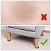 RCHYFEED Furniture Slider for Carpet 3,5 Inch, 16 Pack Reusable Furniture Sliders and Gliders Floor Protectors for Chair Legs, 89 mm Furniture Sliders Pads for Heavy Items on Carpet & Hard Floor Black