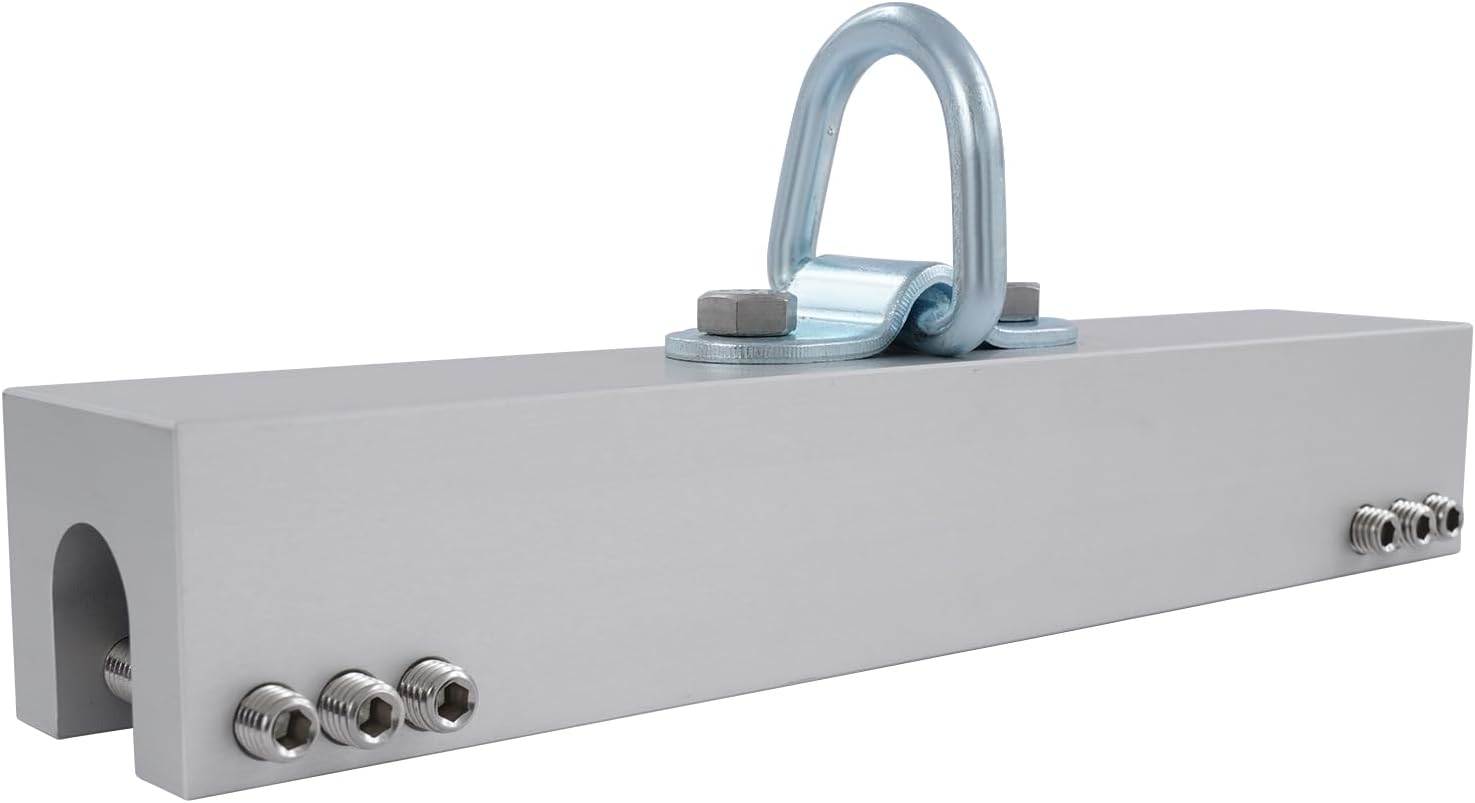 Standing Seam Roof Anchor Clamp | Fall Protection Roof Anchor | Fall Arrest Roofing Harness Safety Kit | Aluminum Alloy Anchor | with 360° Swivel Point