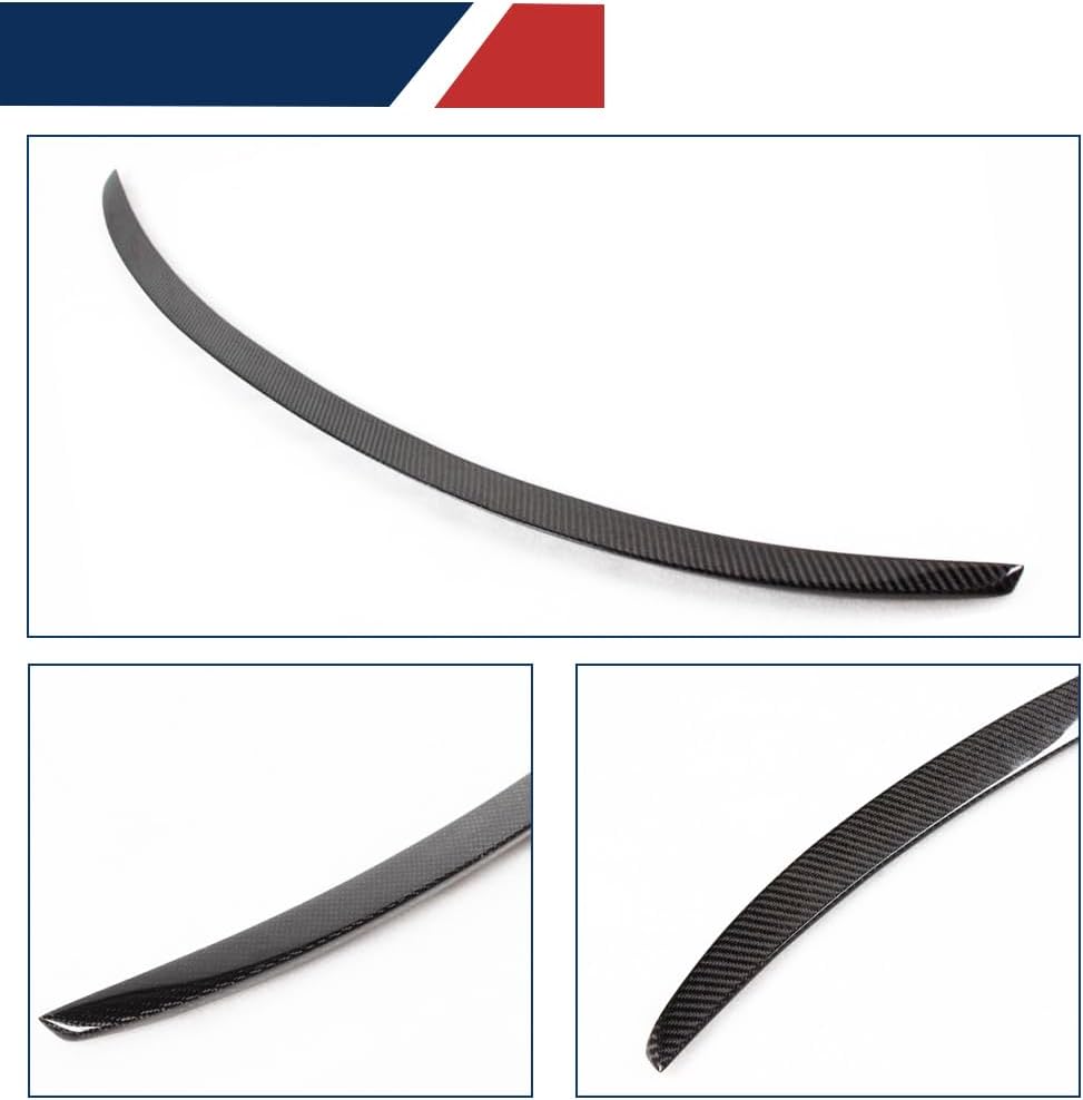 E92 Carbon Fiber Rear Trunk Spoiler for BMW E92 3 Series 320i 328i 335i 2008-2011 Custom Parts Rear Trunk Lip Spoiler Rear Wing Spoiler Lip Body Kits Factory Outlet