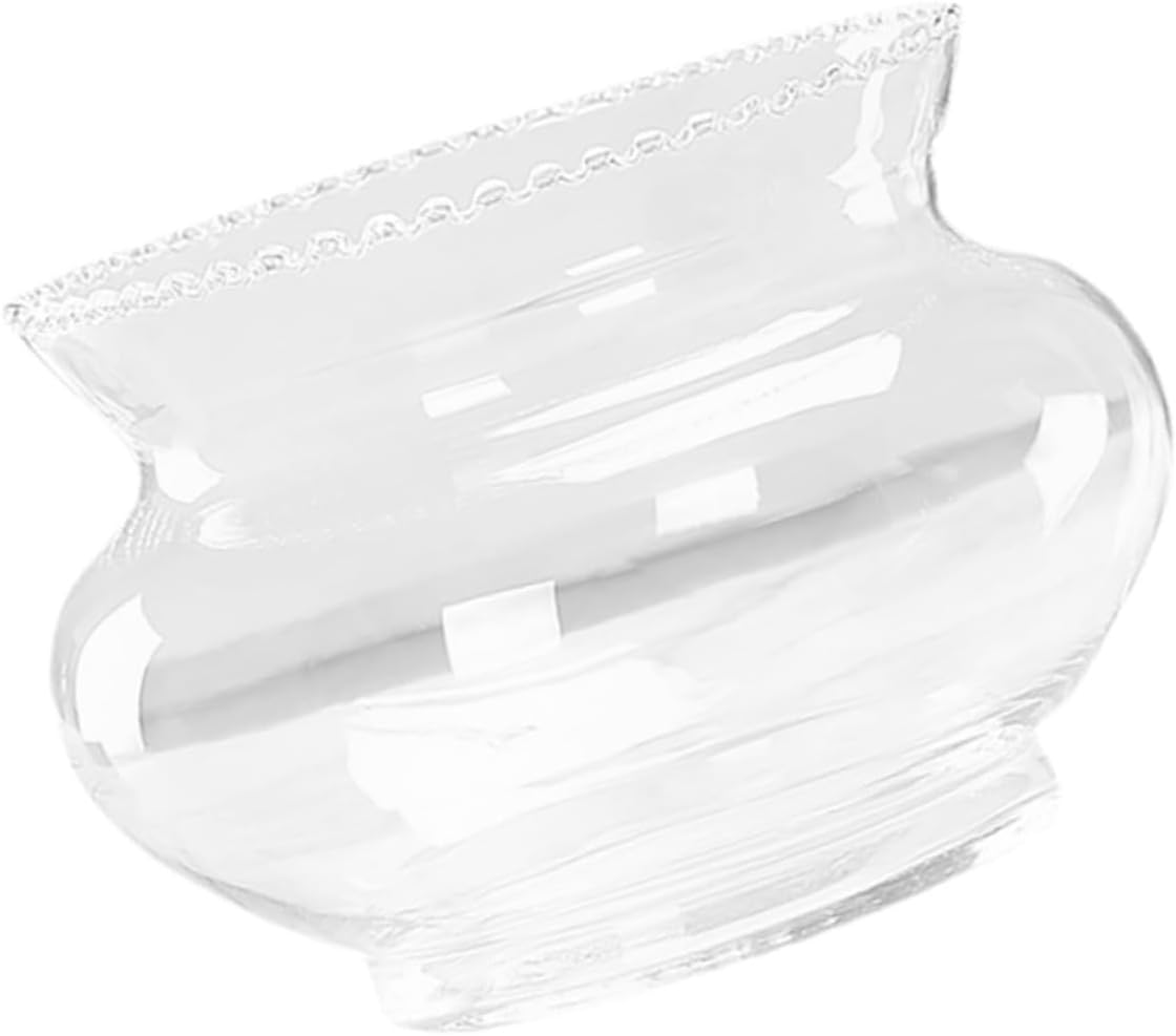 Glass Bubble Bowl for and Turtles Hydroponic Container for and Flowers Elegant Terrarium Fish Tank for