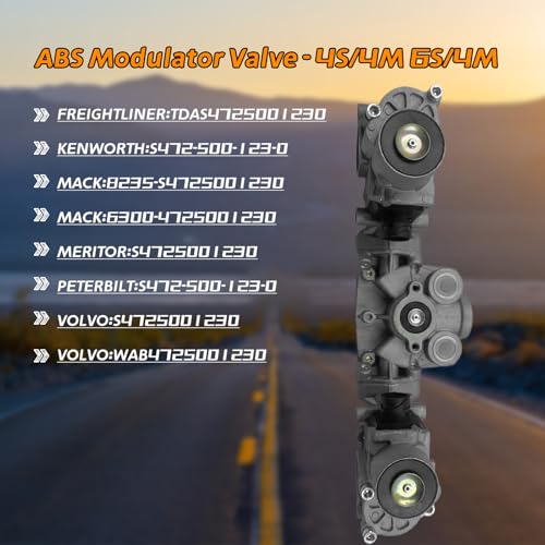 image for CHAOHAI 4725001230 ABS Relay Valve & Modulator Package 6S/4M Sensor Co