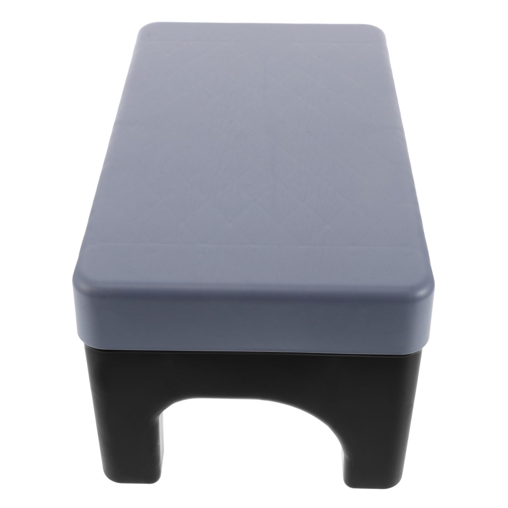 Tabouret de toilettes bleu et noir rectangulaire Vaguelly pour toute la famille