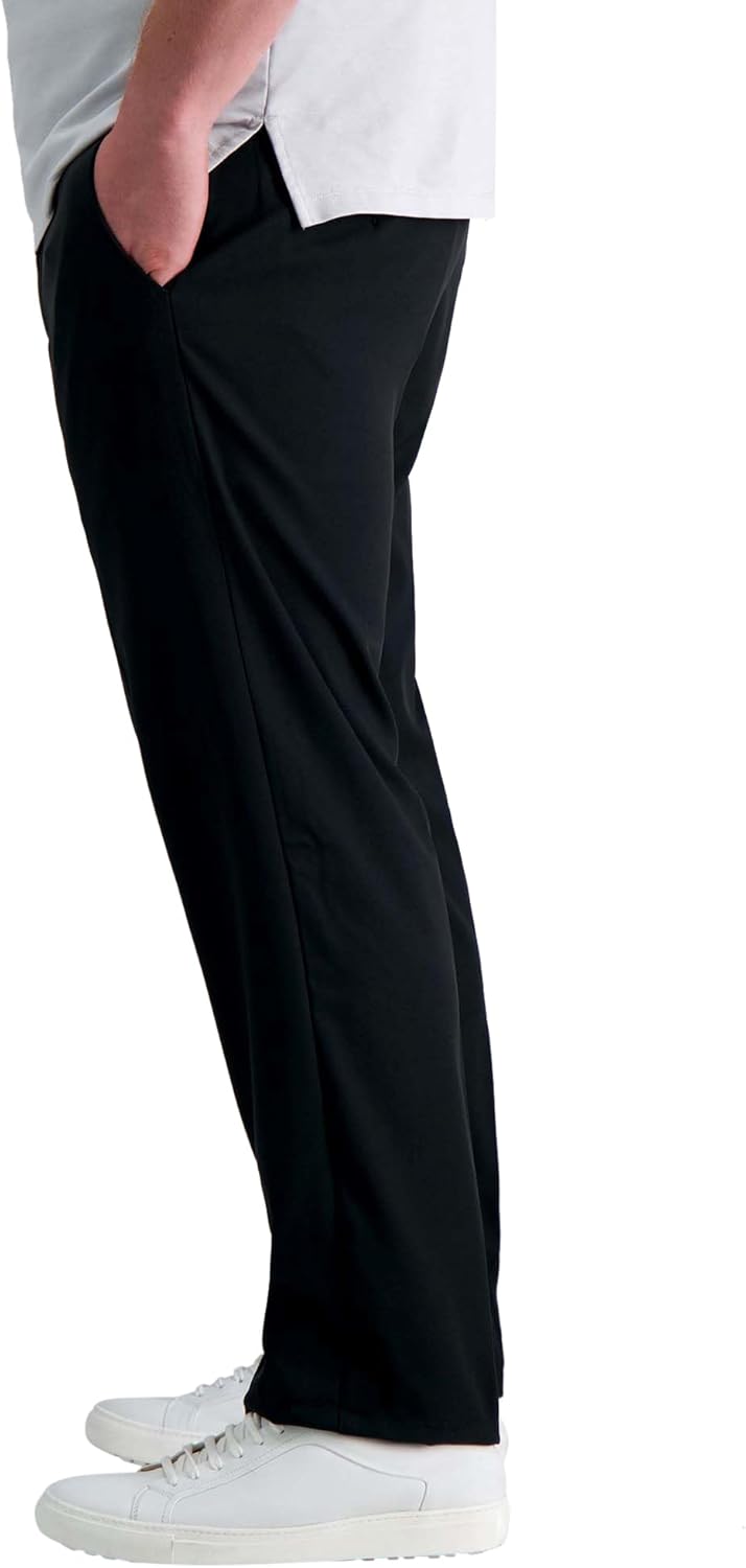 Haggar Men's Haggar Men's Cool Right Performance Flex Straight Fit Flat Front Pant