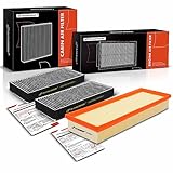 A-Premium 2-PC Engine & Cabin Air Filter with Activated Carbon Compatible with Mercedes-Benz CL500
