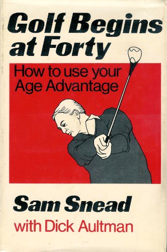 Golf begins at forty [Large Print] 0816166749 Book Cover