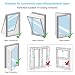 Cubierta Aislante de Tela para Ventanas para Aparatos De Aire Acondicionado Portátiles...