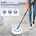 Self Wringing Twist Mop Replacement Head,Microfiber Mop Refill for Hardwood Vinyl, Tile, Commercial Household Clean,Safe on All Floors Types