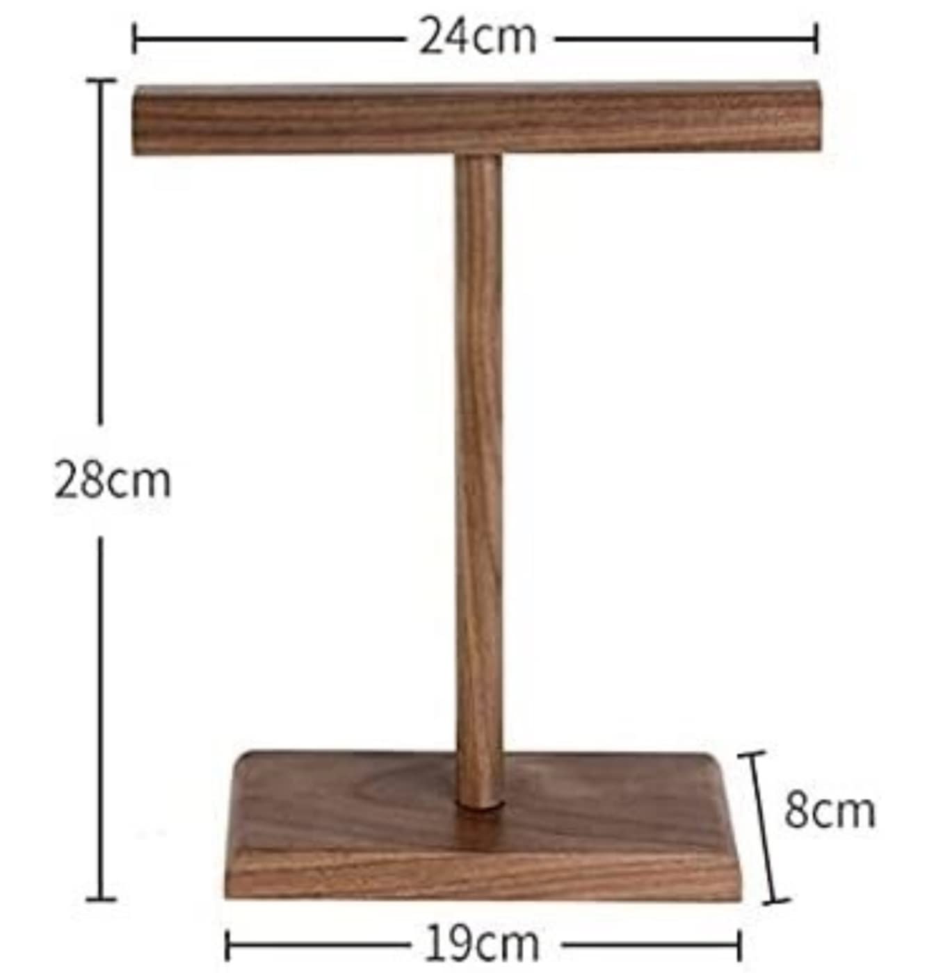 Support Support De Casque Créatif en Bois avec Base Lourde Solide pour Toutes Les Tailles Casque(A)