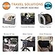 K&H PET Products Reise-Sicherheitstasche für Haustiere, Hundebox für Autoreisen, weiche Seitentasche für Katzen und kleine Hunde, tragbare Autositz-Zwinger, grau/schwarz, klein, 43,2 x 40,6 x 38,1 cm