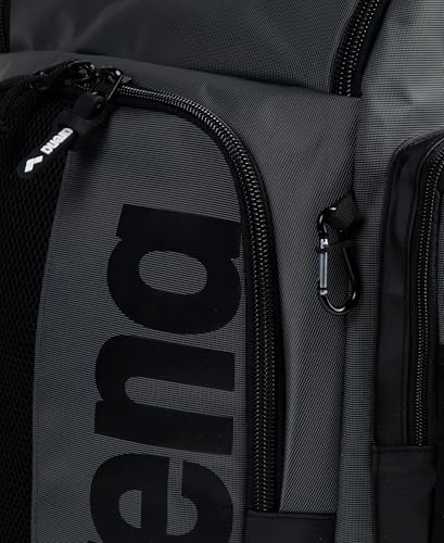 Image of ARENA Spiky III Backpack 45 Swimming Athlete Sports Gym Rucksack Large Training Gear Equipment Swim Bag for Men and Women, 45 Liters, Anthracite