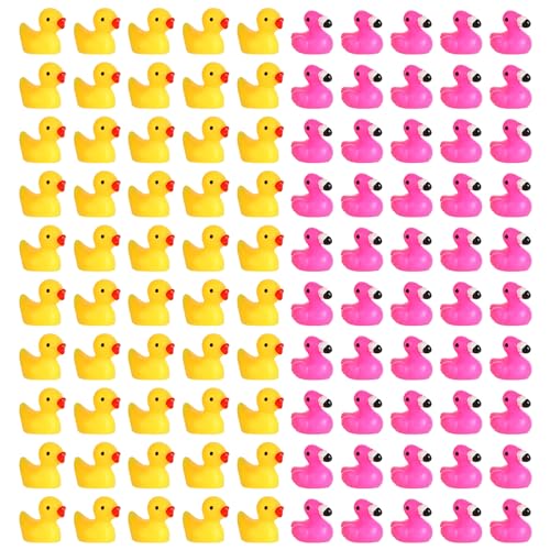 Tiny Rubber Flamingo Ducks
