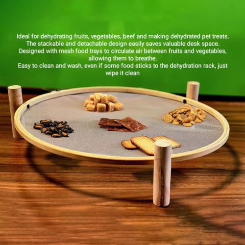 Plafope de madera para secar hierbas sin ocupar espacio en mesa 7