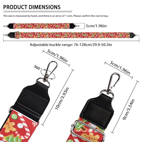 Image of Jeiento Wide Purse Strap Wide Shoulder Strap Adjustable Replacement Belt Soft Guitar Shoulder Straps for Women Girls Gifts