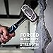 REAL STEEL Drilling/Crack Hammer 3 Lb Small Sledge Hammer One Piece Forged Sledgehammer 0573