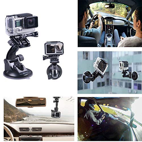 Smatree Suction Cup Mount Compatible For Gopro Max / Gopro Hero 9/8/7/6/5/4/3+/3/Session/Gopro Hero 2018/Dji Osmo Action Camera #TOP3