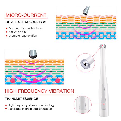 Sensor de vibração massageador elétrico olho inteligente, anti-rugas eliminador de olheiras anti-env