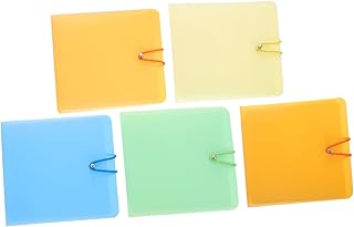 NOLITOY 10 Peças 12 Peças Clipes Para Pasta De CD Pasta De Bolso Pasta De Armazenamento De Disco M Bolsa Organizadora Pasta De Folhas Soltas Dvds Pasta De Casa Caixa De