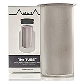 The TUBE: Cold Brew Coffee Maker and Tea Infuser Kit. Premium Stainless Steel Mesh Filter Designed...