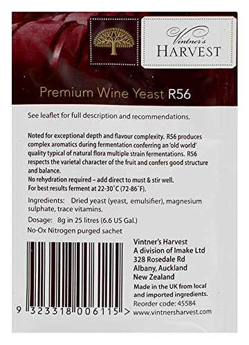 Miniatura 4 de Levadura de vino R56 Vintners - Paquete de 3
