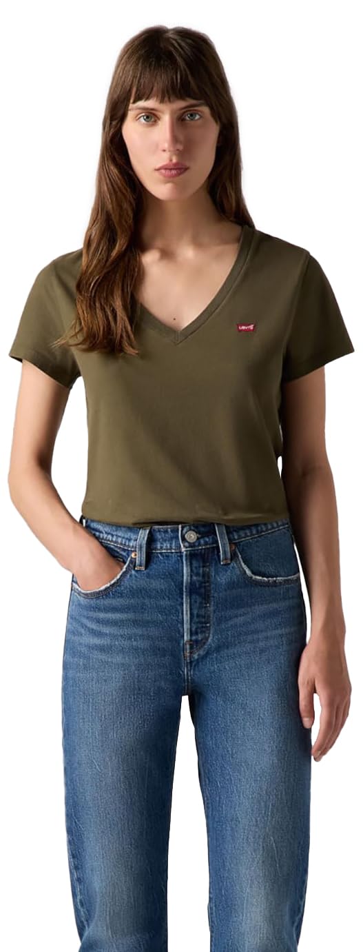 Perfect V-Neck Tee Tişört Kadın