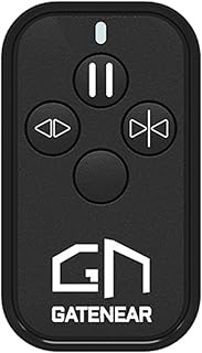 GateNear Remote Control for Automatic Sliding Gate Opener Hardware, Compatible with All 433.92Mhz Entry Systems, Electric Rolling Driveway Gate Opener Closer Security Kit Remote (1x Backup Key)