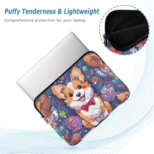 Funda para portátil 13-14 pulgadas impermeable con diseño de perro miniatura 5