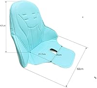 Vista 2 de Fundas para silla alta para bebé, cojín de silla alta, funda de repuesto universal Gracos, Aoneo, Kosmic Jané, Peg Perego funda de asiento
