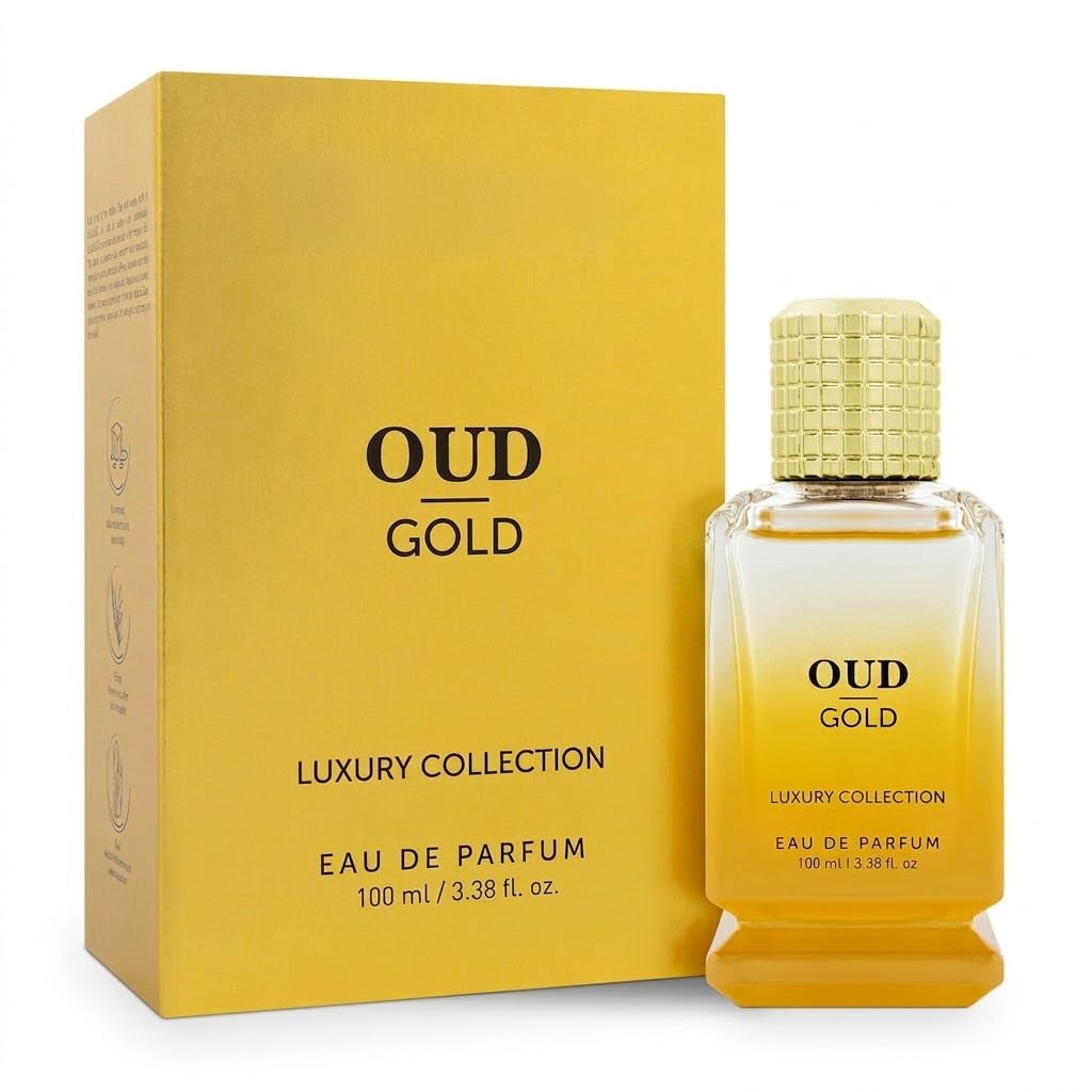 Oud Gold Luxury Collection Woda perfumowana 100ml | Rich Oriental Woody Fragrance Spray | Długa trwałość Premium Scent | Eleganckie perfumy dla mężczyzn i kobiet | Codzienna i na każdą okazję