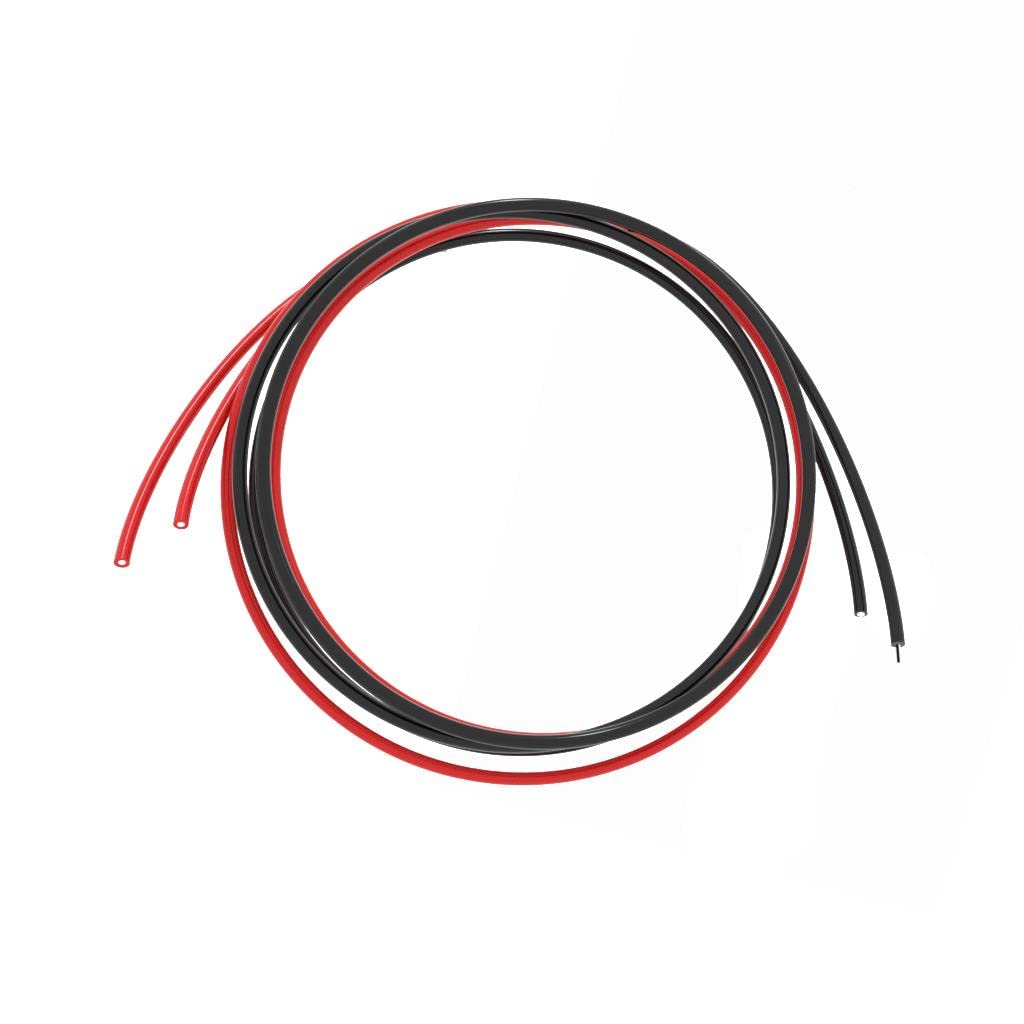 BINNEKER 24 Gauge PVC 1007 Solid Electric Wire Red and Black Each 10 ft 24 AWG 1007 Hook Up Tinned Copper Wire