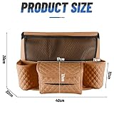 Torba do przechowywania Caddy Organizer do samochodu Wielofunkcyjna torba do przechowywania na siedzenia samochodowe Ochrona tylnego siedzenia Organizer do siedzenia samochodowego