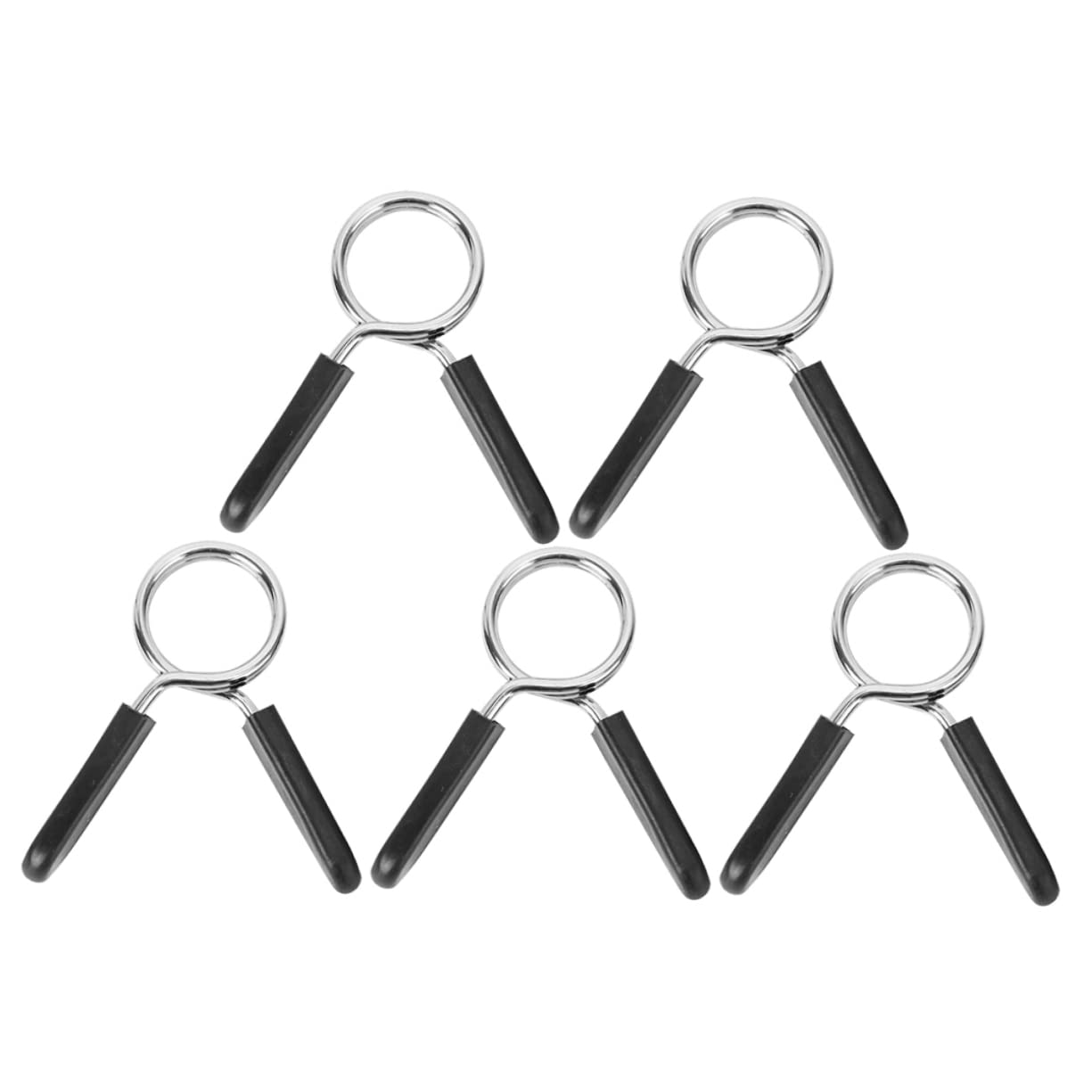 MUSISALY Barbell Clips for Dumbbell Bar Professional Collars Wear-Resistant Clamps Portable Weight Clips Steel Barbell Accessory