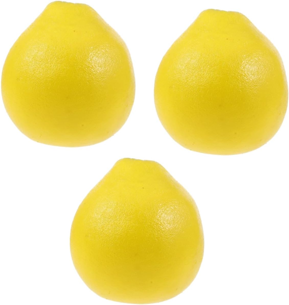 3pcs Foam Pomelo Model Realistic Simulation Grapefruit Decor for Homes Offices Fruit Shops Vibrant Yellow Showcase Prop for Photography Creative Uses