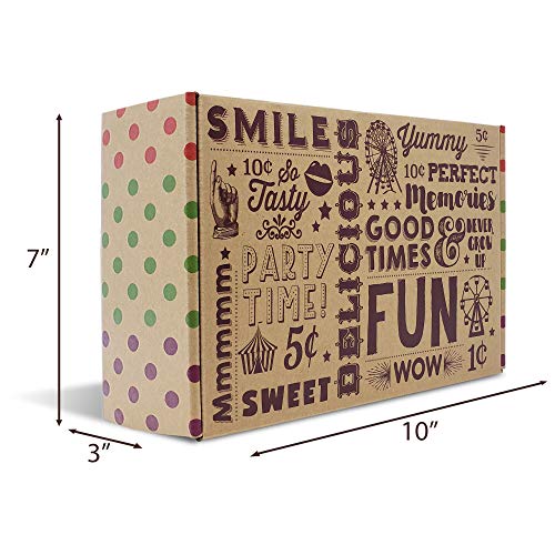 Vintage Old Fashioned Retro Candy Bars Assortment - PERFECT Throwback Present for Chocolate Lovers - Woman Man Girl Boy Adults College Student Kid