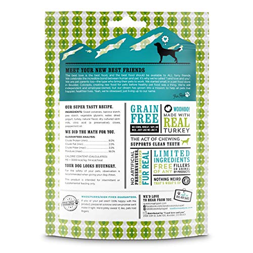 "I And Love And You" Fresh All Rover Dental Bones Grain Free Dog Chews, 3 Regular Dog Chews, 4 Oz #TOP1