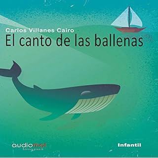 Diseño de la portada del título El canto de las ballenas
